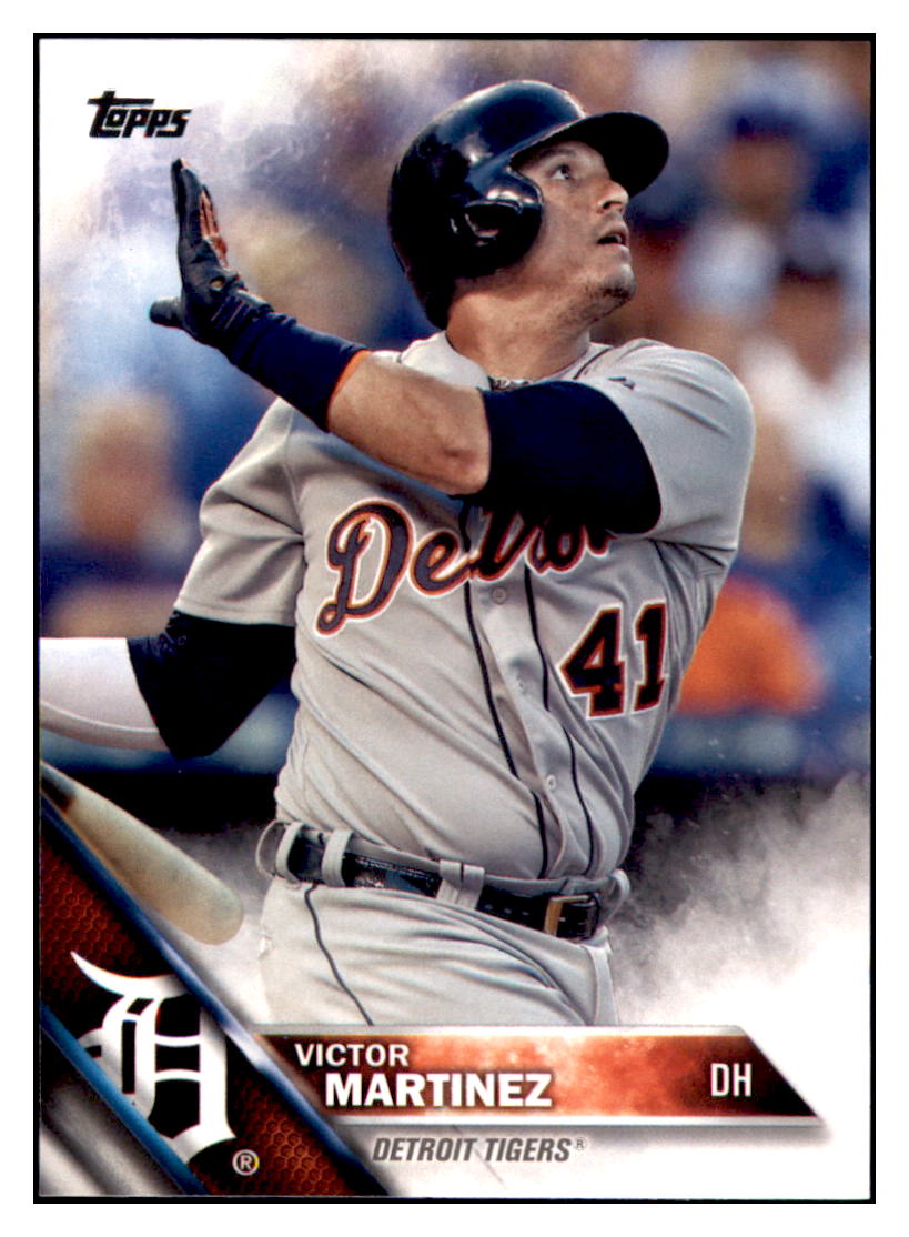 2016 Topps Victor Martinez Detroit Tigers #340 Baseball card MATV3_1a simple Xclusive Collectibles