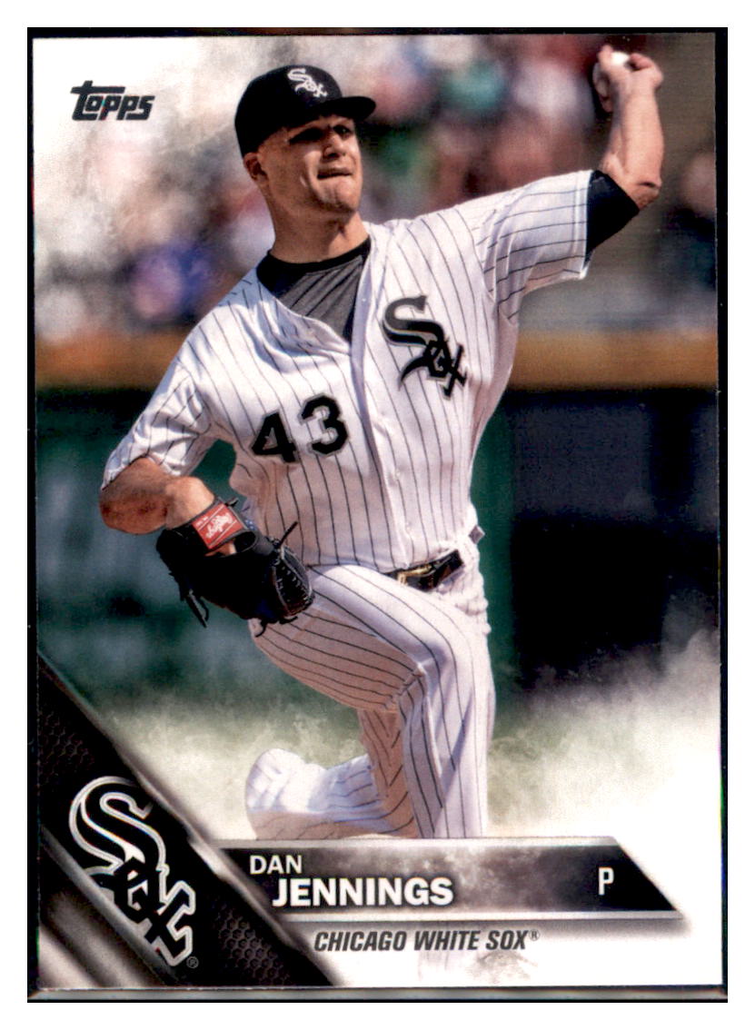 2016 Topps Update Dan Jennings  Chicago White Sox #US91 Baseball card   MATV3 simple Xclusive Collectibles