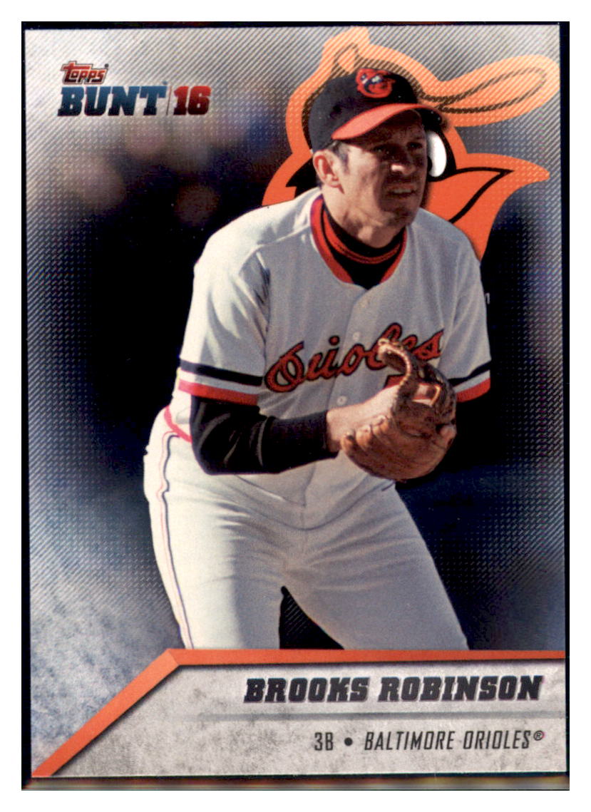 2016 Topps Bunt Brooks Robinson  Baltimore Orioles #114 Baseball card   MATV3 simple Xclusive Collectibles