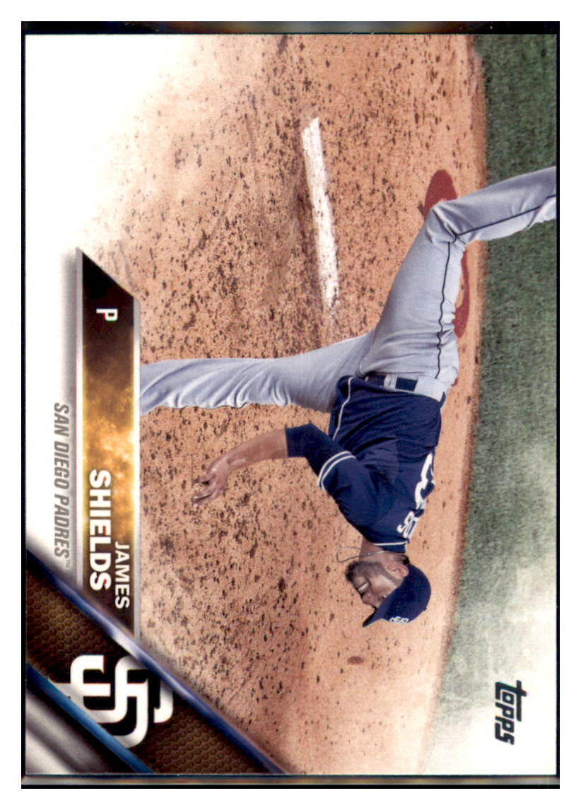 2016 Topps James Shields San Diego Padres #541 Baseball card MATV3 simple Xclusive Collectibles