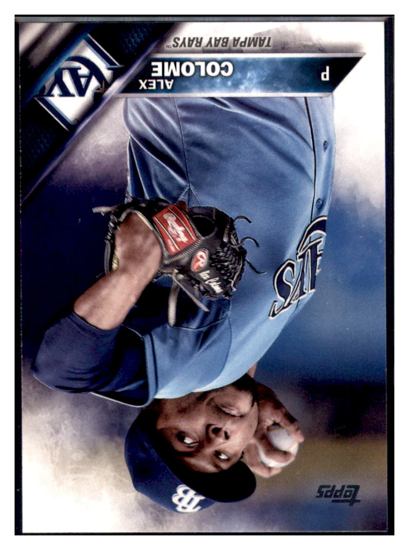 2016 Topps Update Alex Colome Tampa Bay Rays #US75 Baseball card MATV3 simple Xclusive Collectibles