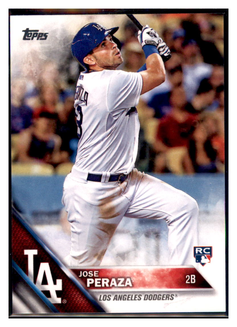 2016 Topps Jose Peraza Los Angeles Dodgers #179 Baseball card MATV3 simple Xclusive Collectibles