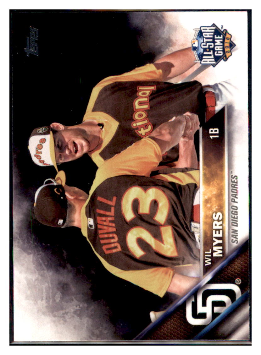 2016 Topps Update Wil Myers San Diego Padres #US52a Baseball card MATV3 simple Xclusive Collectibles