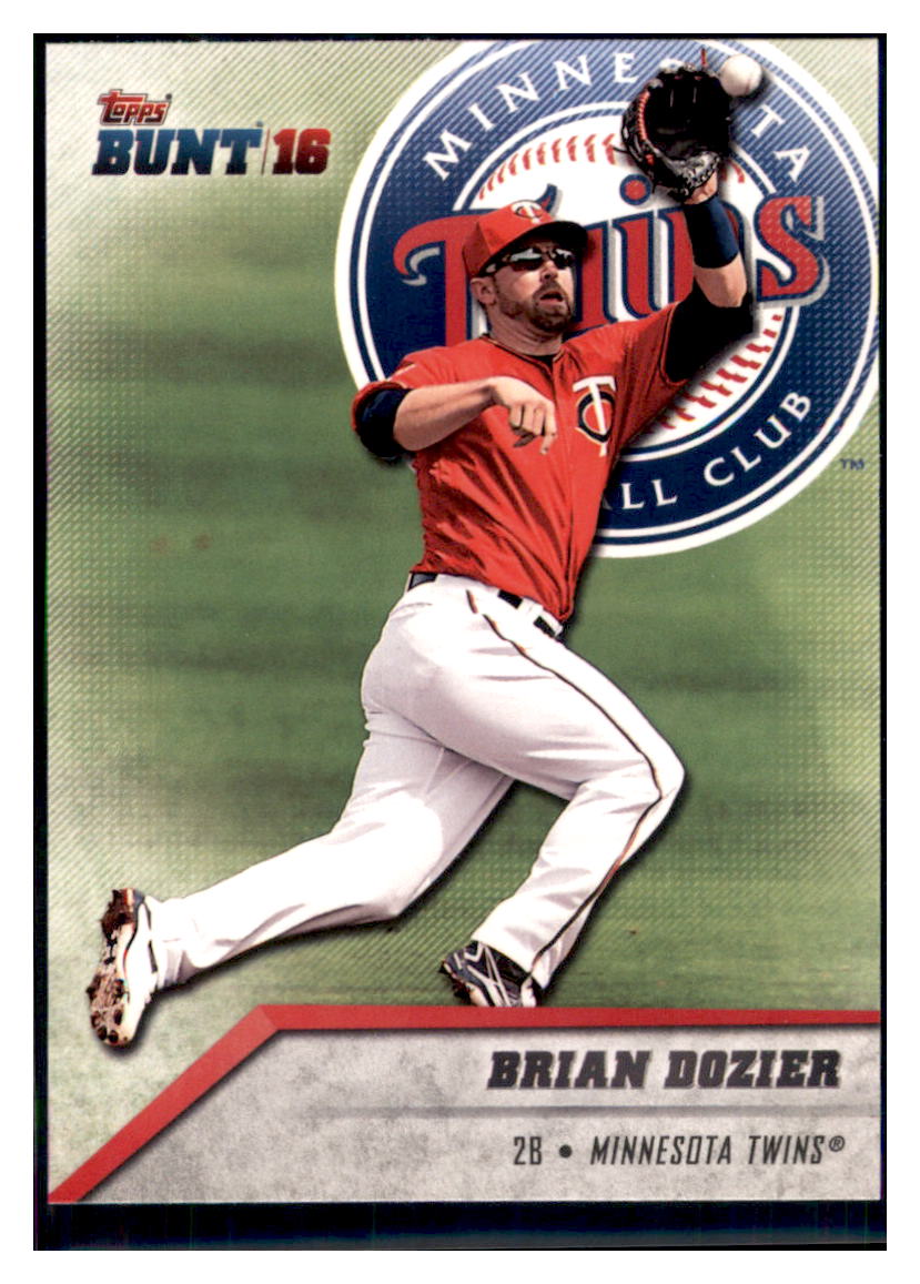 2016 Topps Bunt Brian Dozier  Minnesota Twins #27 Baseball card   MATV3 simple Xclusive Collectibles