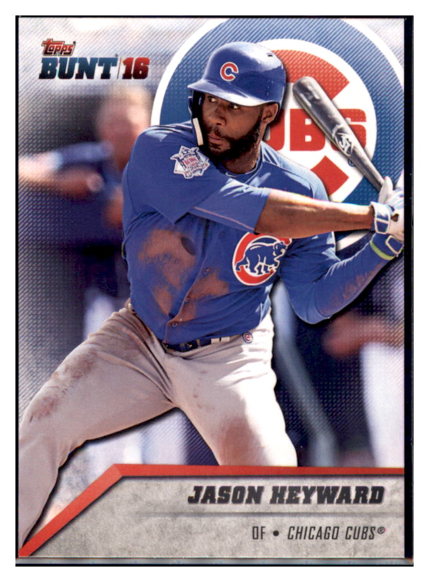 2016 Topps Bunt Jason Heyward Chicago Cubs #71 Baseball card MATV3
