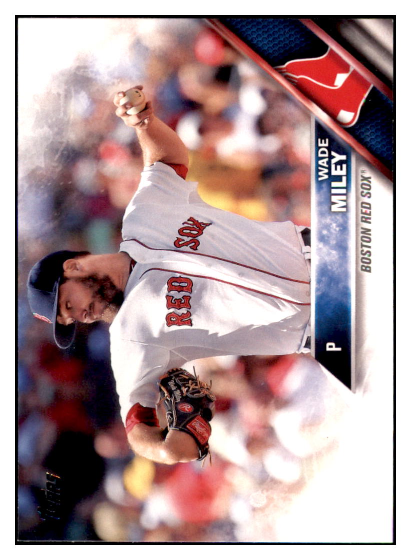 2016 Topps Wade Miley Boston Red Sox #301 Baseball card MATV3 simple Xclusive Collectibles