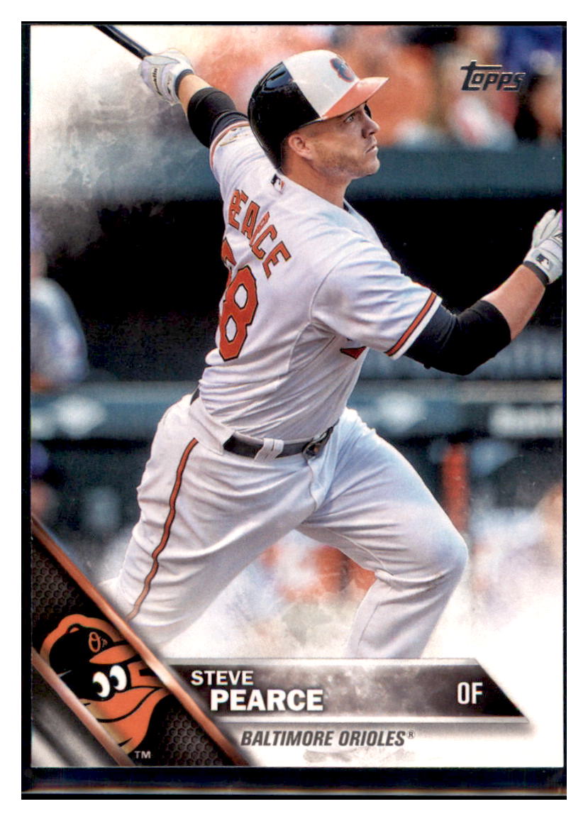 2016 Topps Steve Pearce  Baltimore Orioles #303 Baseball card   MATV3 simple Xclusive Collectibles