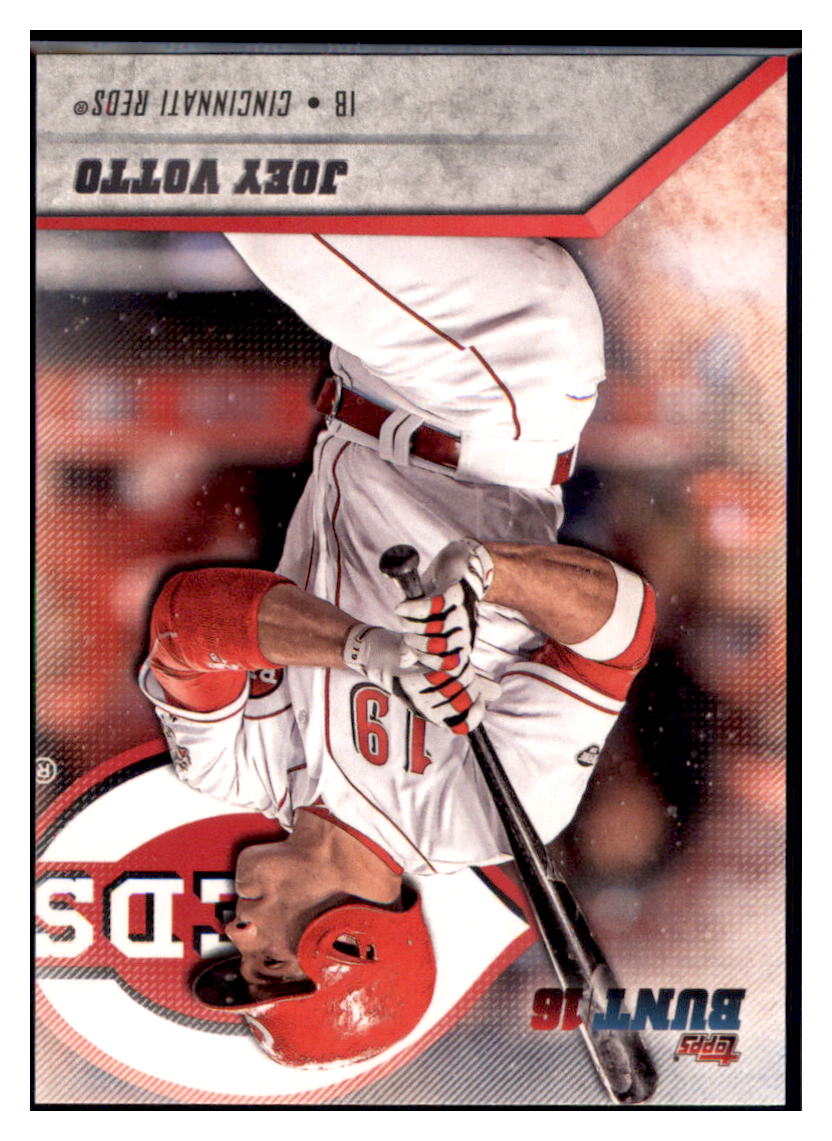 2016 Topps Bunt Joey Votto Cincinnati Reds #100 Baseball card MATV3 simple Xclusive Collectibles