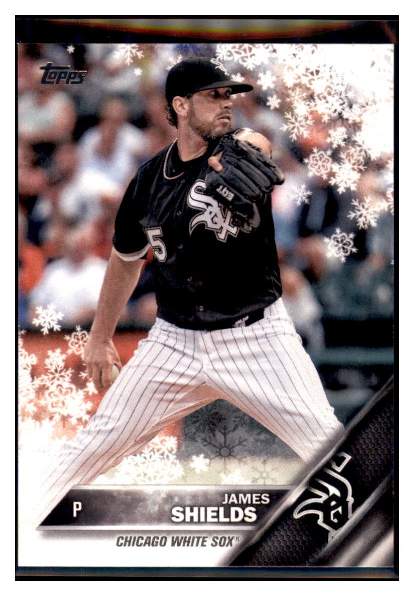 2016 Topps Holiday James Shields  Chicago White Sox #HMW121 Baseball
  card   MATV3 simple Xclusive Collectibles
