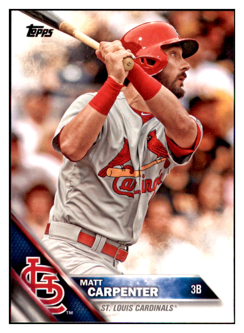 2016 Topps St. Louis Cardinals Matt
  Carpenter  St. Louis Cardinals #SLC-5
  Baseball card   MATV3 simple Xclusive Collectibles