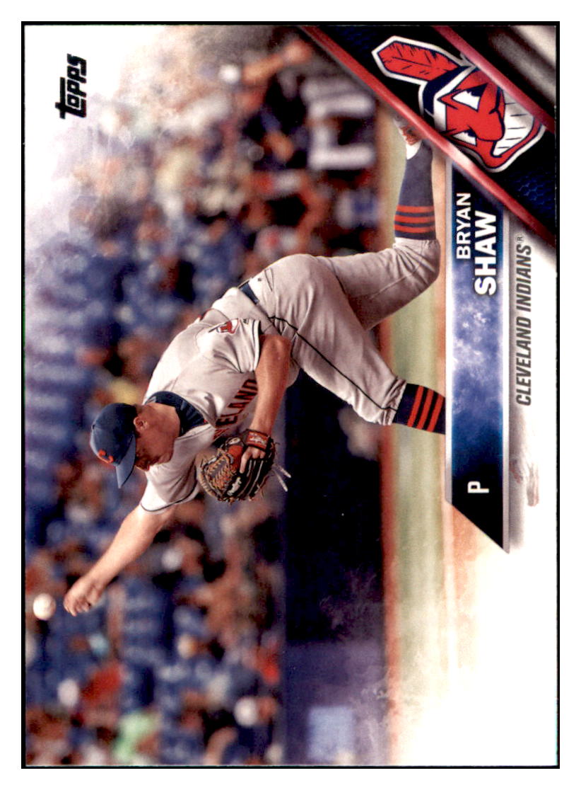 2016 Topps Update Bryan Shaw  Cleveland Indians #US110 Baseball card   MATV3 simple Xclusive Collectibles