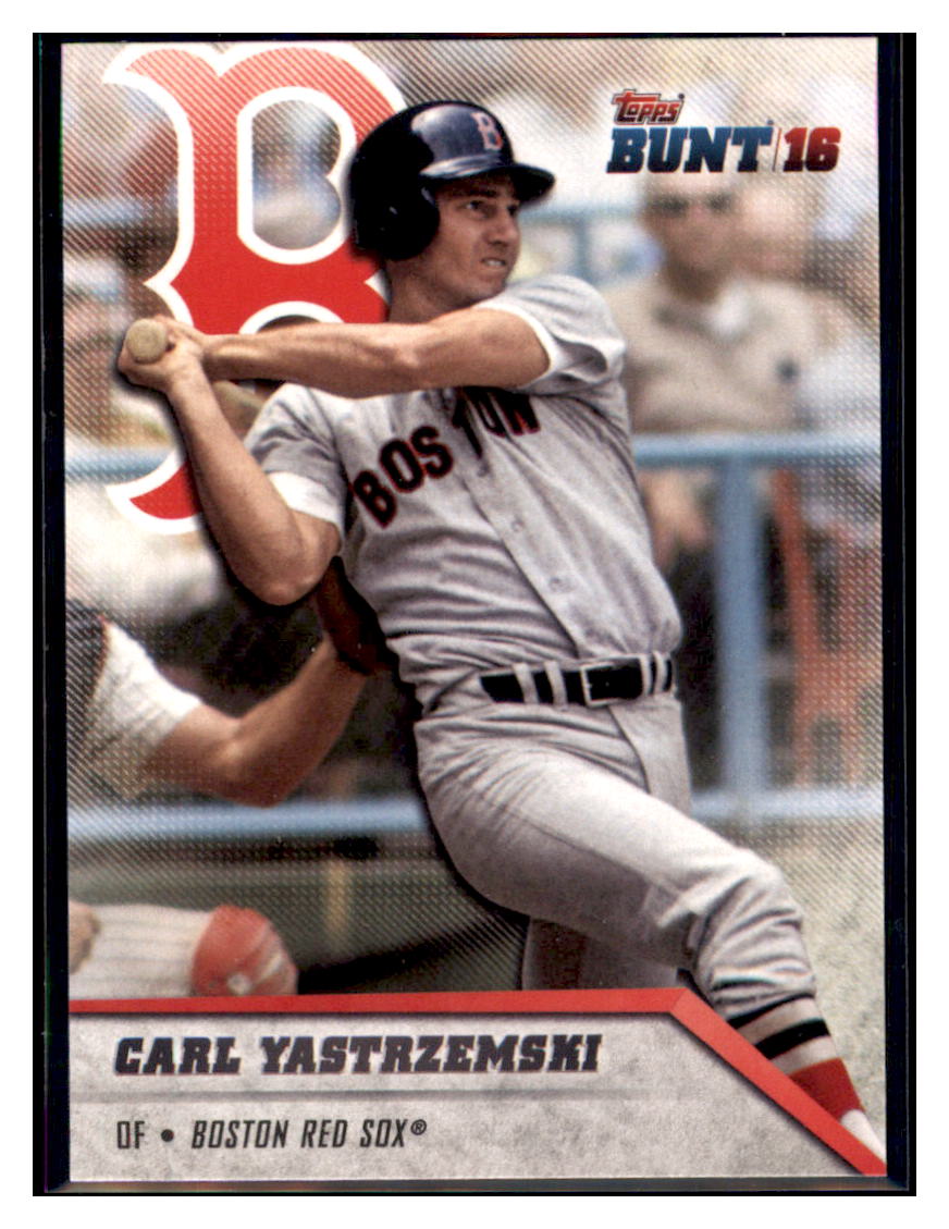 2016 Topps Bunt Carl Yastrzemski  Boston Red Sox #166 Baseball card   MATV3 simple Xclusive Collectibles
