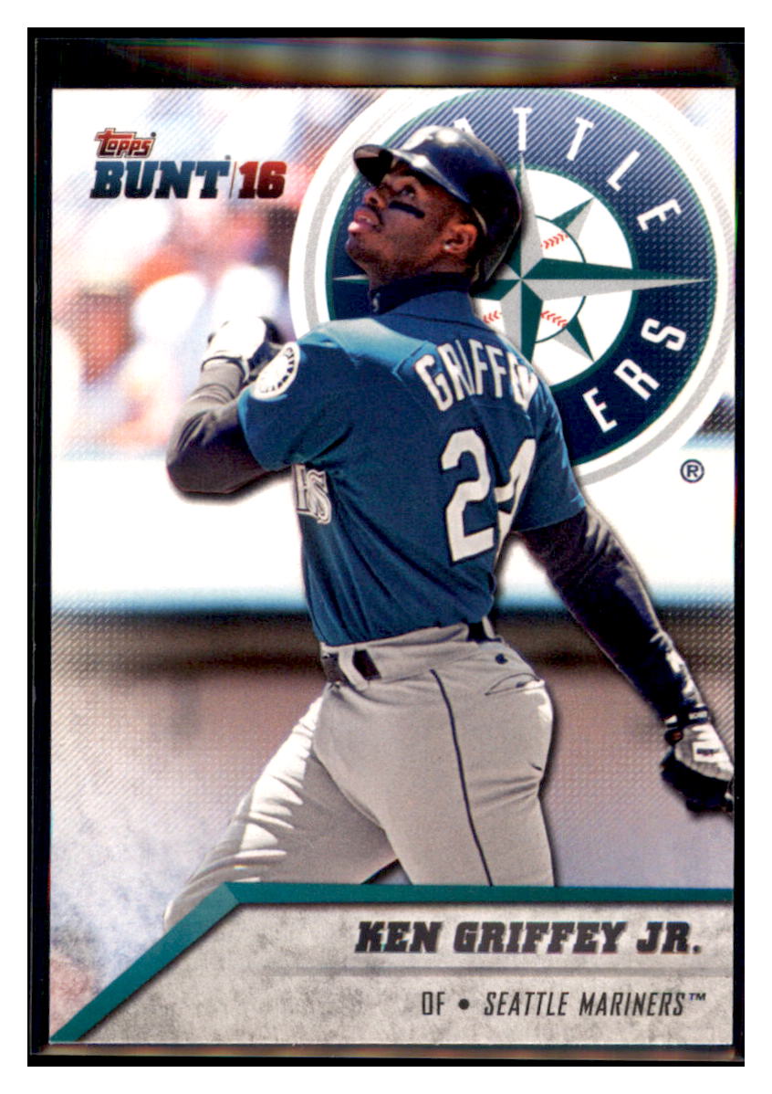 2016 Topps Bunt Ken Griffey Jr.  Seattle Mariners #195 Baseball card   MATV3 simple Xclusive Collectibles