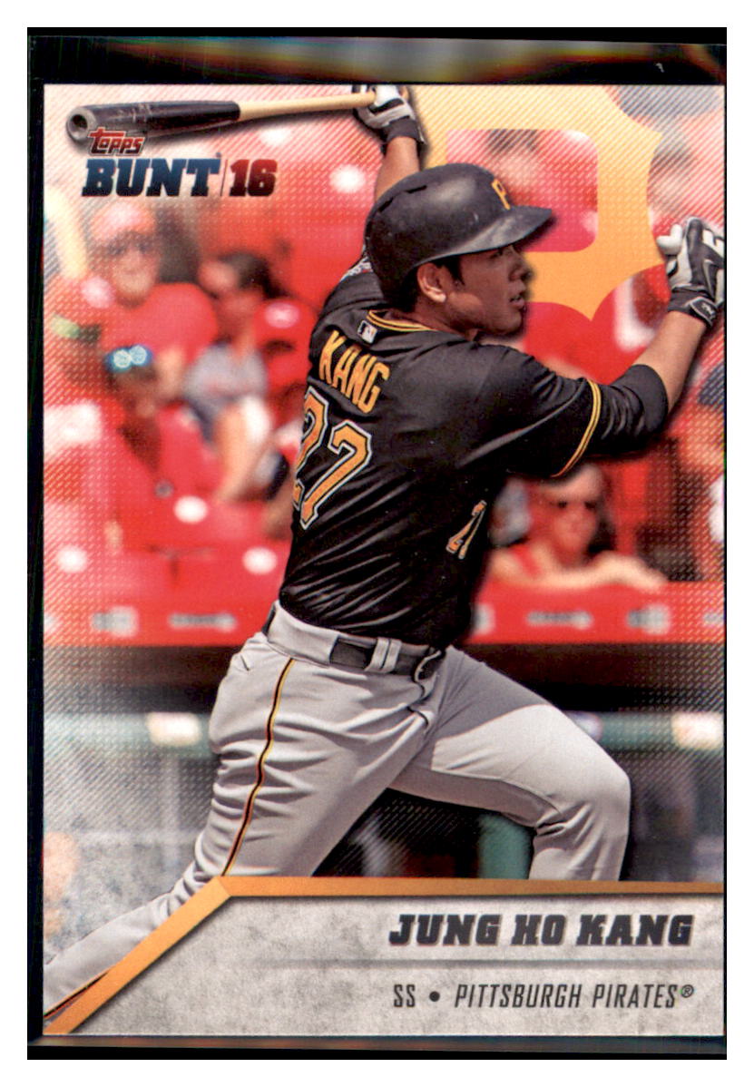 2016 Topps Bunt Jung Ho Kang  Pittsburgh Pirates #155 Baseball card   MATV3 simple Xclusive Collectibles