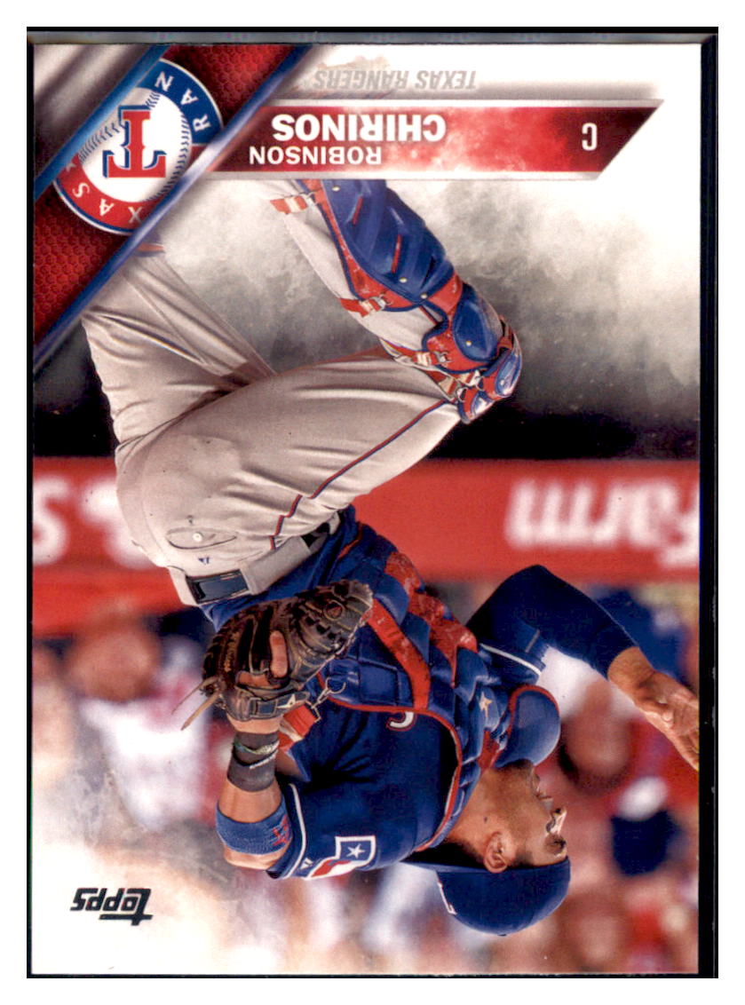 2016 Topps Robinson Chirinos  Texas Rangers #464 Baseball card   MATV3 simple Xclusive Collectibles