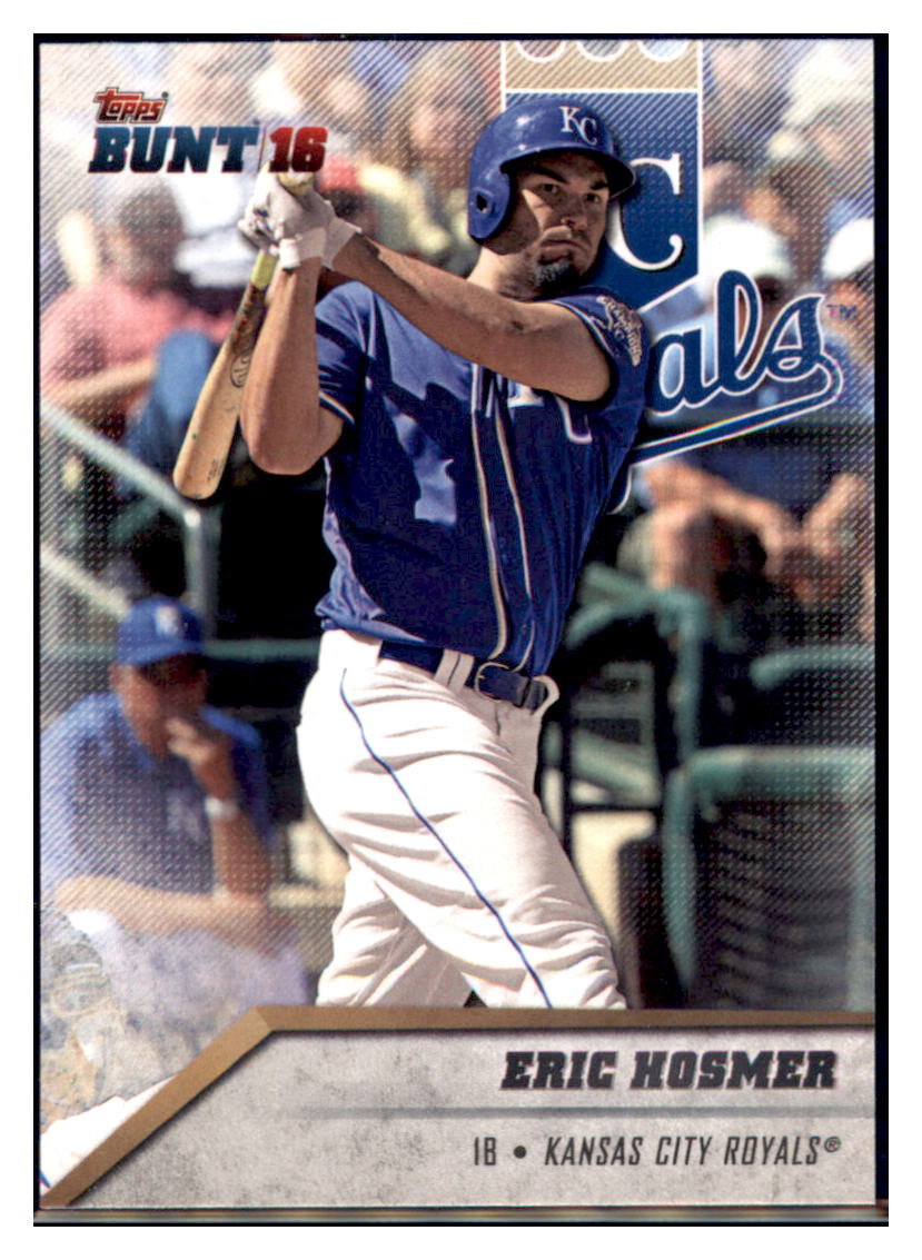 2016 Topps Bunt Eric Hosmer  Kansas City Royals #101 Baseball card   MATV3 simple Xclusive Collectibles