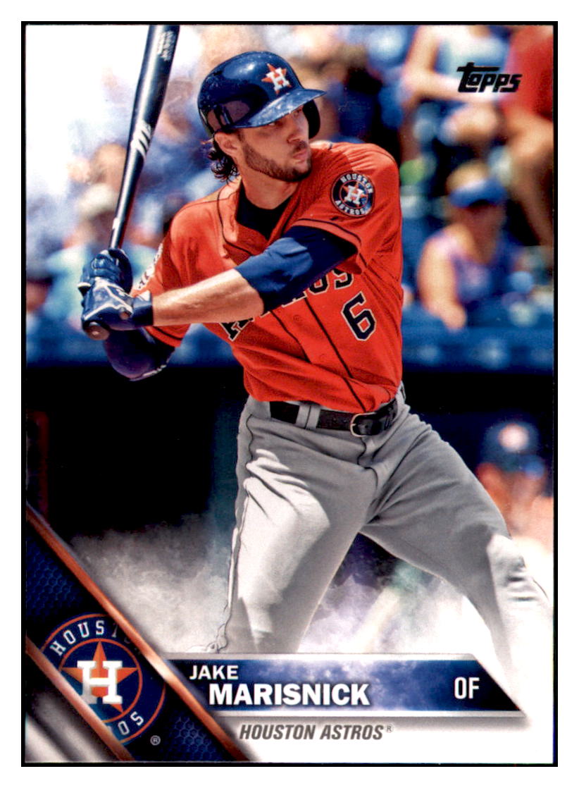 2016 Topps Jake Marisnick Houston Astros #257 Baseball card MATV3_1a simple Xclusive Collectibles