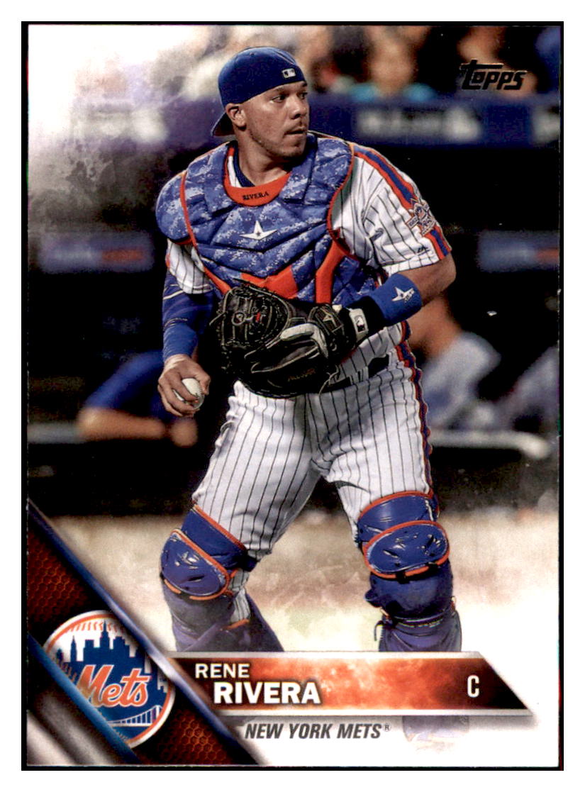 2016 Topps Update Rene Rivera New York Mets #US107 Baseball card MATV3_1a simple Xclusive Collectibles