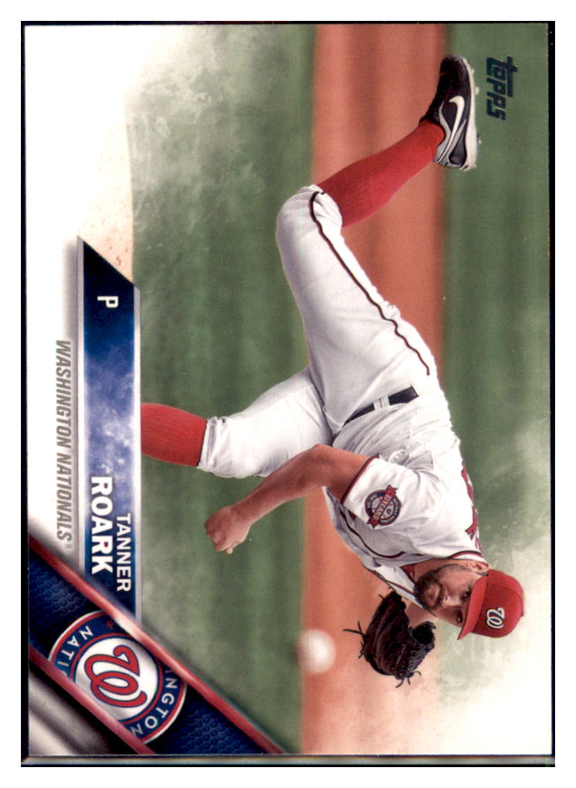 2016 Topps Tanner Roark Washington Nationals #564 Baseball
card MATV3 simple Xclusive Collectibles