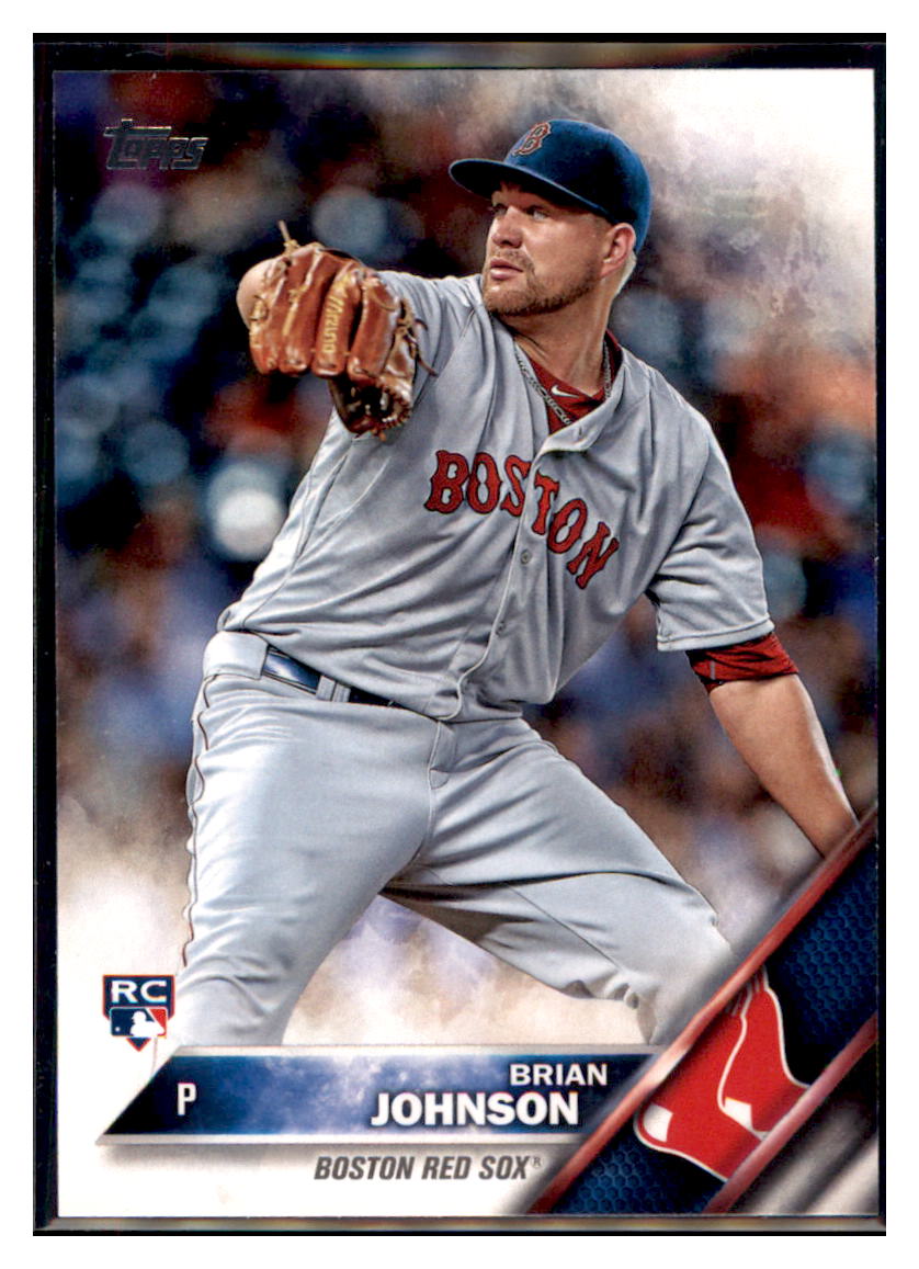 2016 Topps Brian Johnson Boston Red Sox #191 Baseball card MATV3 simple Xclusive Collectibles