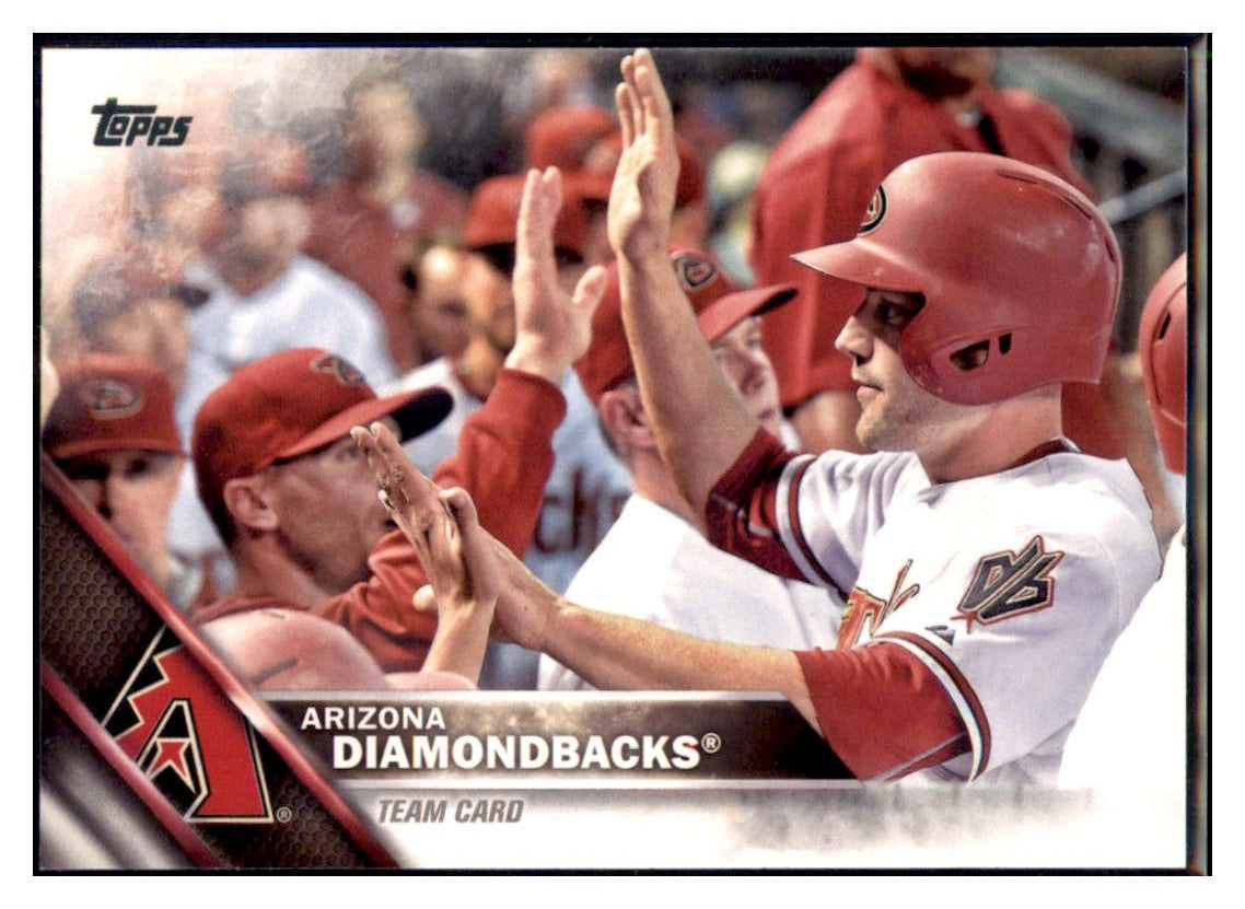 2016 Topps Arizona Diamondbacks SN2016,
  TC  Arizona Diamondbacks #568 Baseball
  card   MATV3 simple Xclusive Collectibles