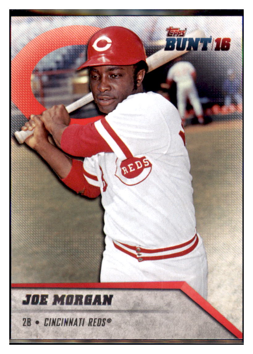 2016 Topps Bunt Joe Morgan Cincinnati Reds #32 Baseball card MATV3 simple Xclusive Collectibles