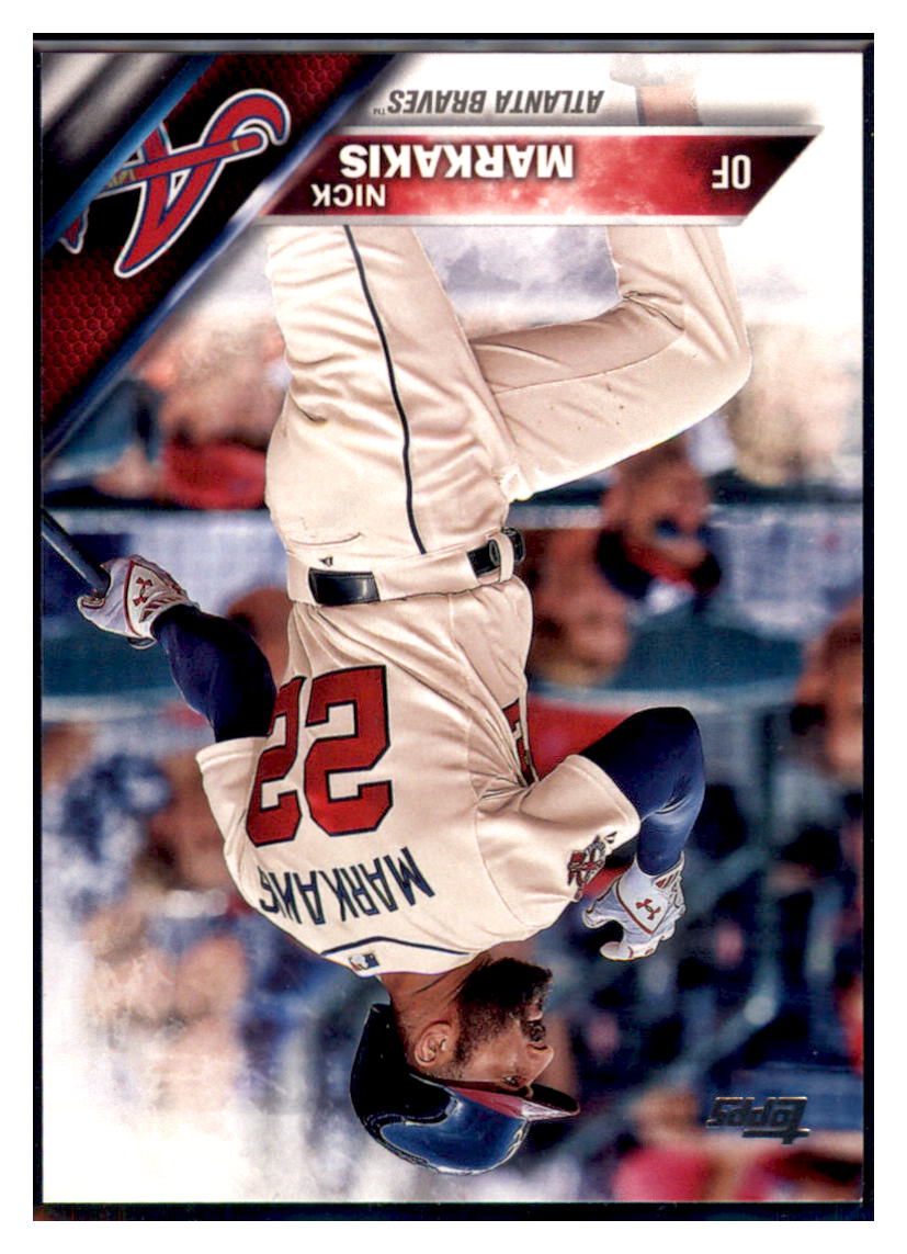 2016 Topps Nick Markakis Atlanta Braves #240 Baseball card MATV3 simple Xclusive Collectibles