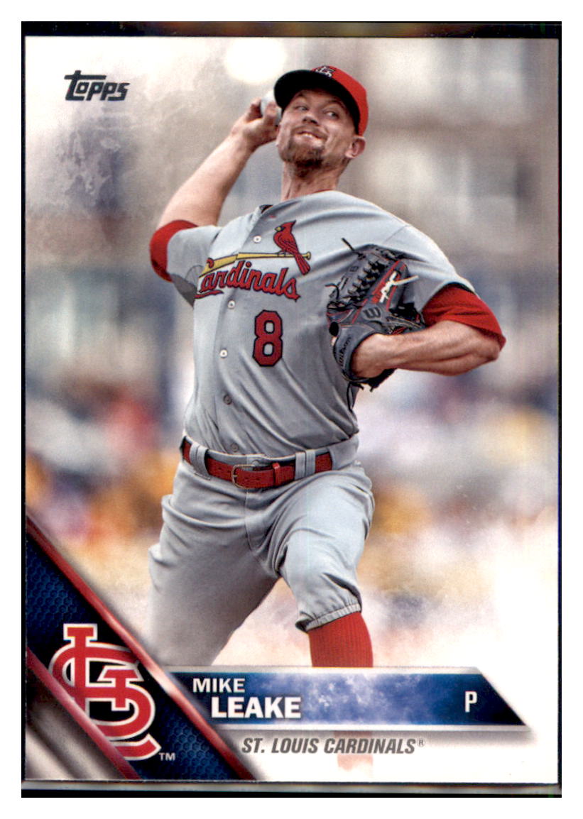 2016 Topps Mike Leake  St. Louis Cardinals #578 Baseball card   MATV3 simple Xclusive Collectibles