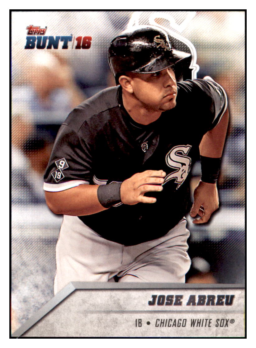 2016 Topps Bunt Jose Abreu  Chicago White Sox #58 Baseball card   MATV3 simple Xclusive Collectibles