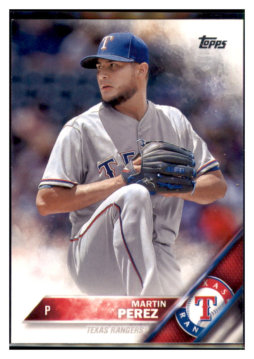 2016 Topps Martin Perez Texas Rangers #633 Baseball card MATV3