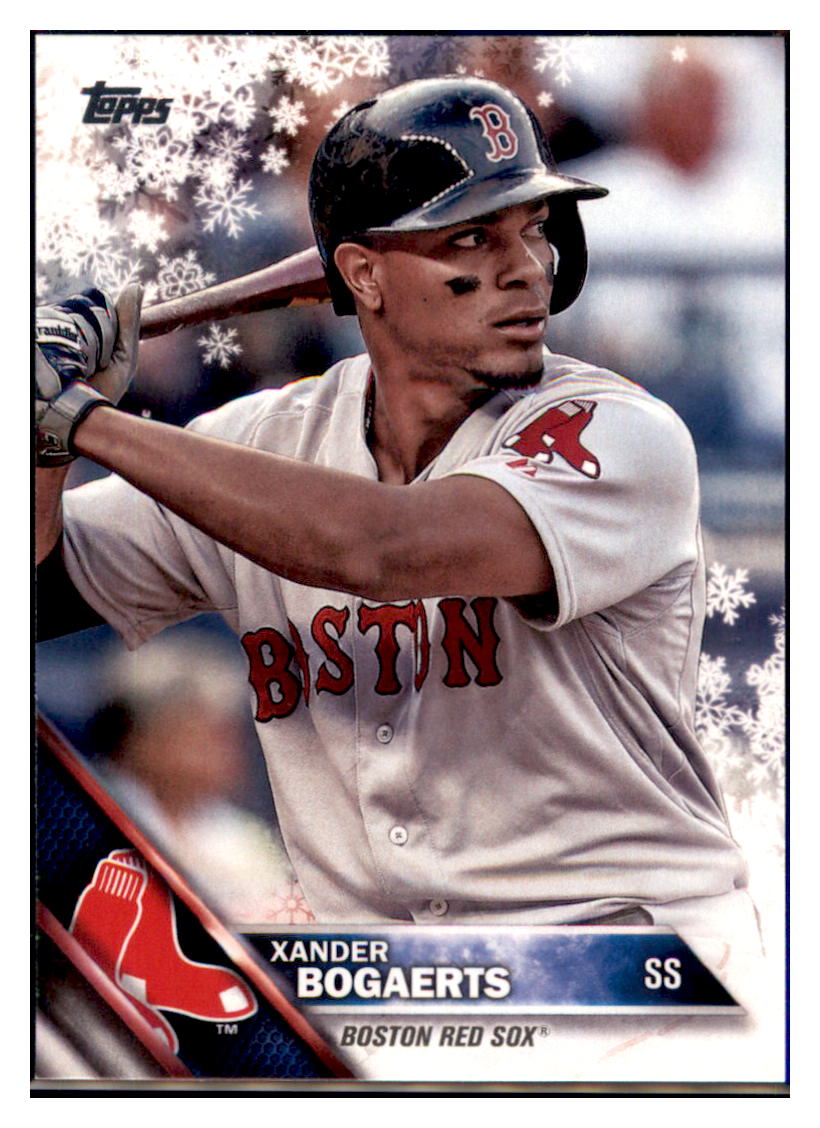 2016 Topps Xander Bogaerts  Boston Red Sox #368 Baseball card   MATV3_1a simple Xclusive Collectibles