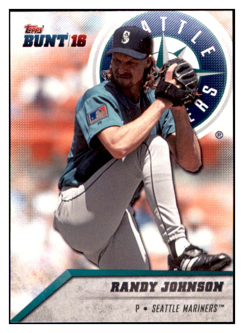 2016 Topps Bunt Randy Johnson Seattle Mariners #135 Baseball card MATV3 simple Xclusive Collectibles