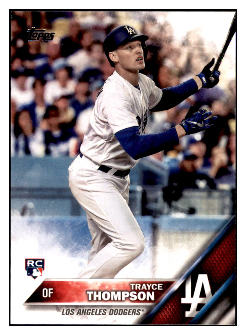 2016 Topps Update Trayce Thompson Los Angeles Dodgers #US190 Baseball
card MATV3 simple Xclusive Collectibles