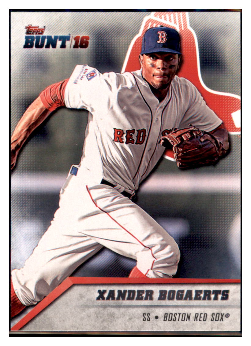 2016 Topps Bunt Xander Bogaerts  Boston Red Sox #23 Baseball card   MATV3 simple Xclusive Collectibles