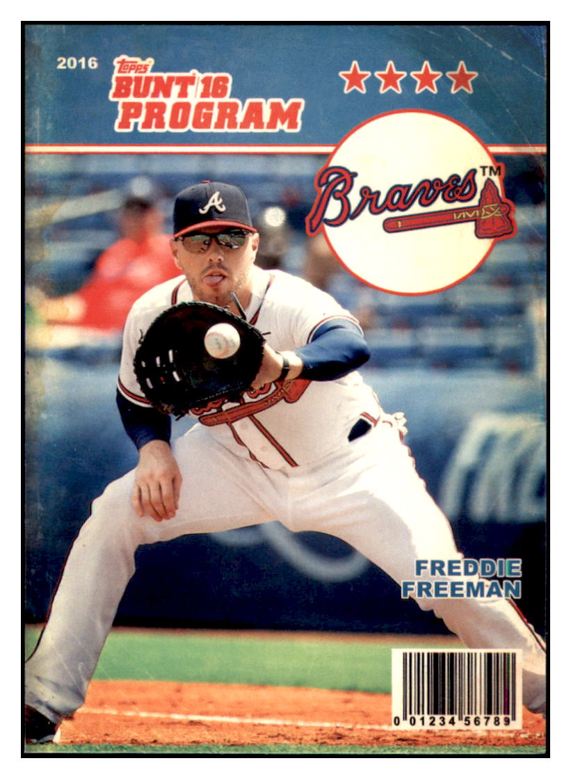 2016 Topps Bunt Freddie Freeman  Atlanta Braves #P-20 Baseball card   MATV3 simple Xclusive Collectibles