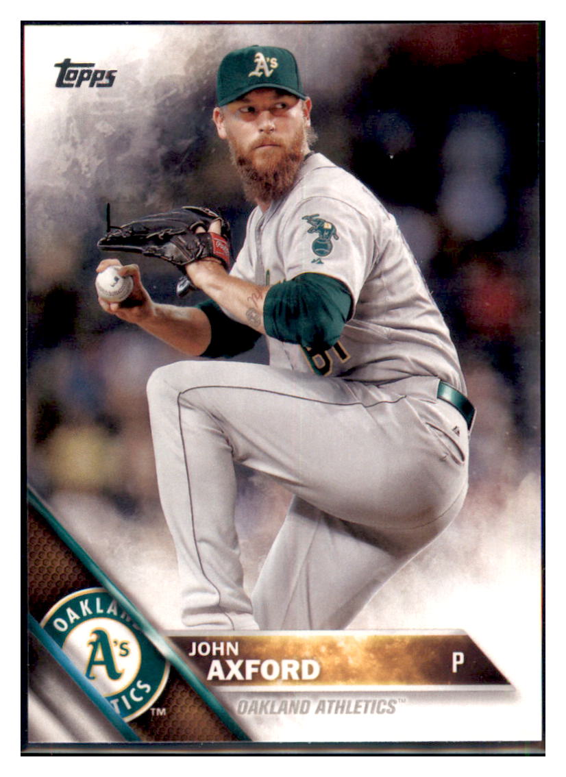 2016 Topps John Axford  Oakland Athletics #660 Baseball card   MATV3 simple Xclusive Collectibles