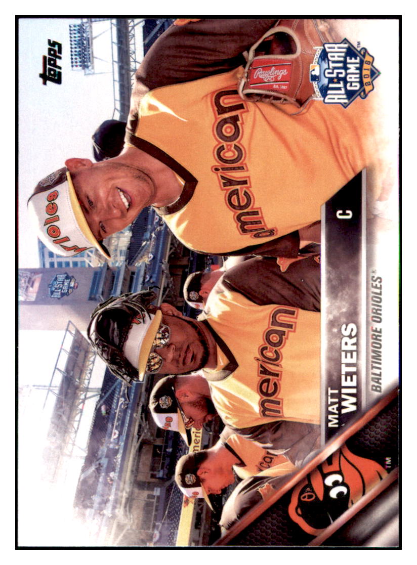 2016 Topps Update Matt Wieters  Baltimore Orioles #US163 Baseball card   MATV3 simple Xclusive Collectibles