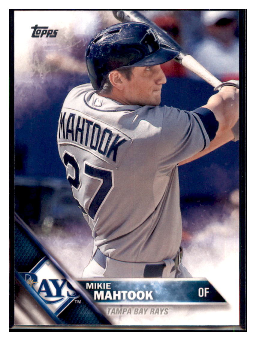 2016 Topps Mikie Mahtook Tampa Bay Rays #664 Baseball card MATV3 simple Xclusive Collectibles