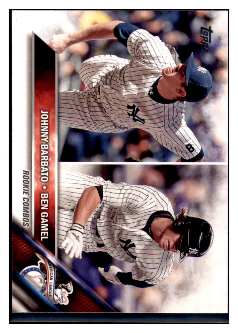 2016 Topps Update Ben Gamel / Johnny
Barbato SN2016 New York Yankees #US5
Baseball card MATV3 simple Xclusive Collectibles