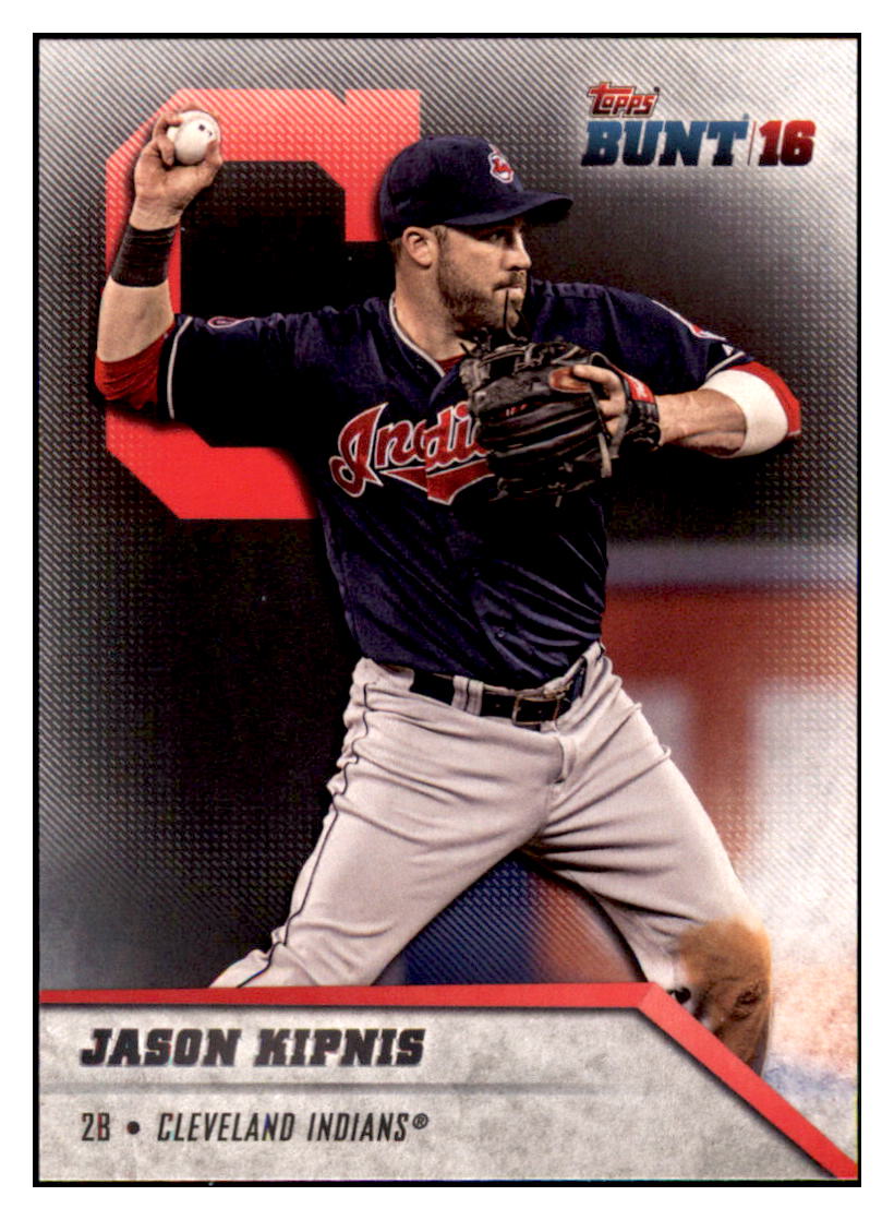 2016 Topps Bunt Jason Kipnis  Cleveland Indians #99 Baseball card   MATV3 simple Xclusive Collectibles