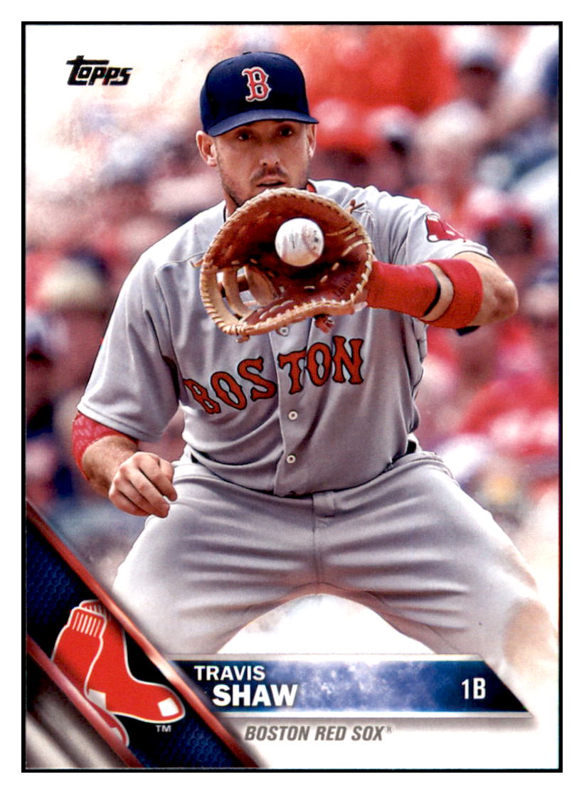 2016 Topps Travis Shaw  Boston Red Sox #427 Baseball card   MATV3 simple Xclusive Collectibles