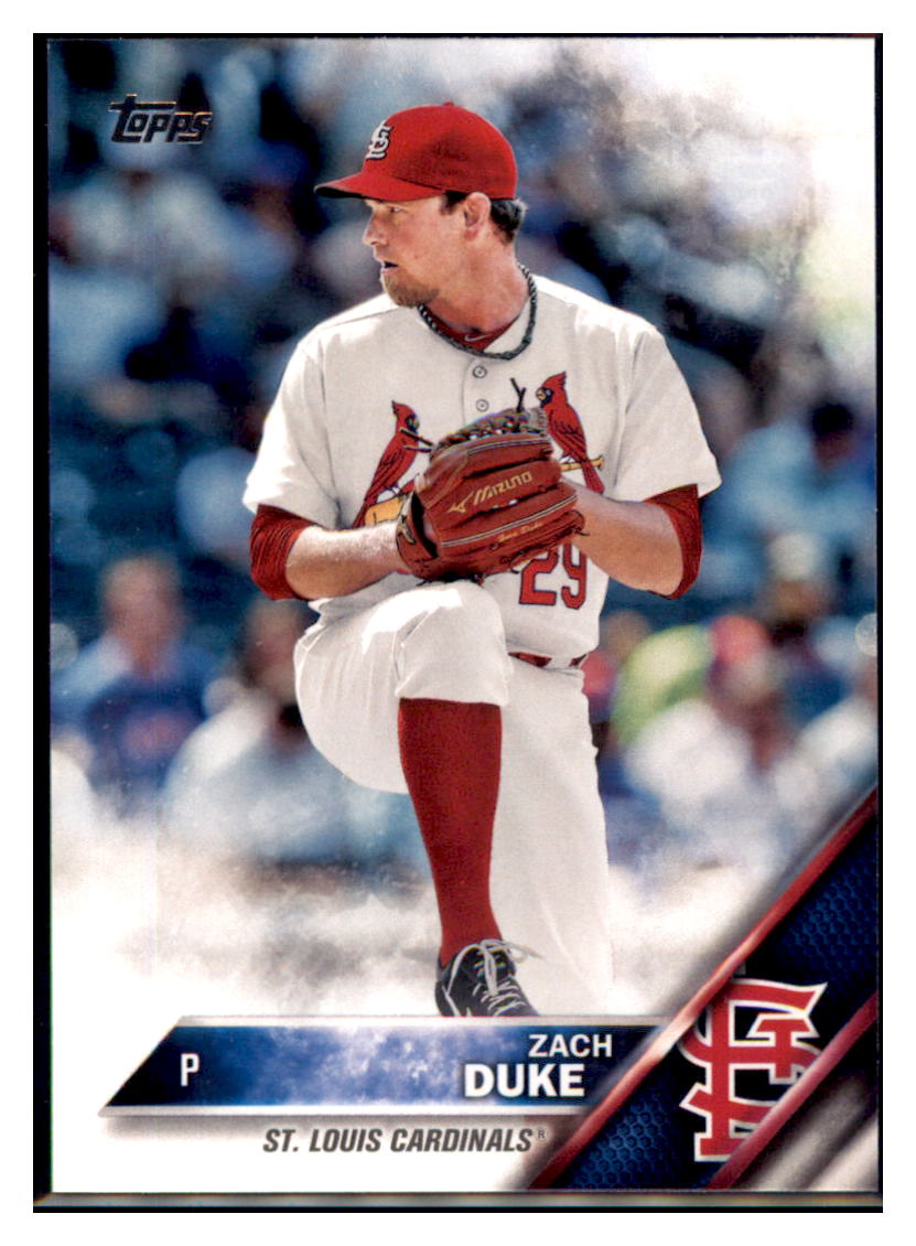 2016 Topps Update Zach Duke St. Louis Cardinals #US153 Baseball
card MATV3 simple Xclusive Collectibles