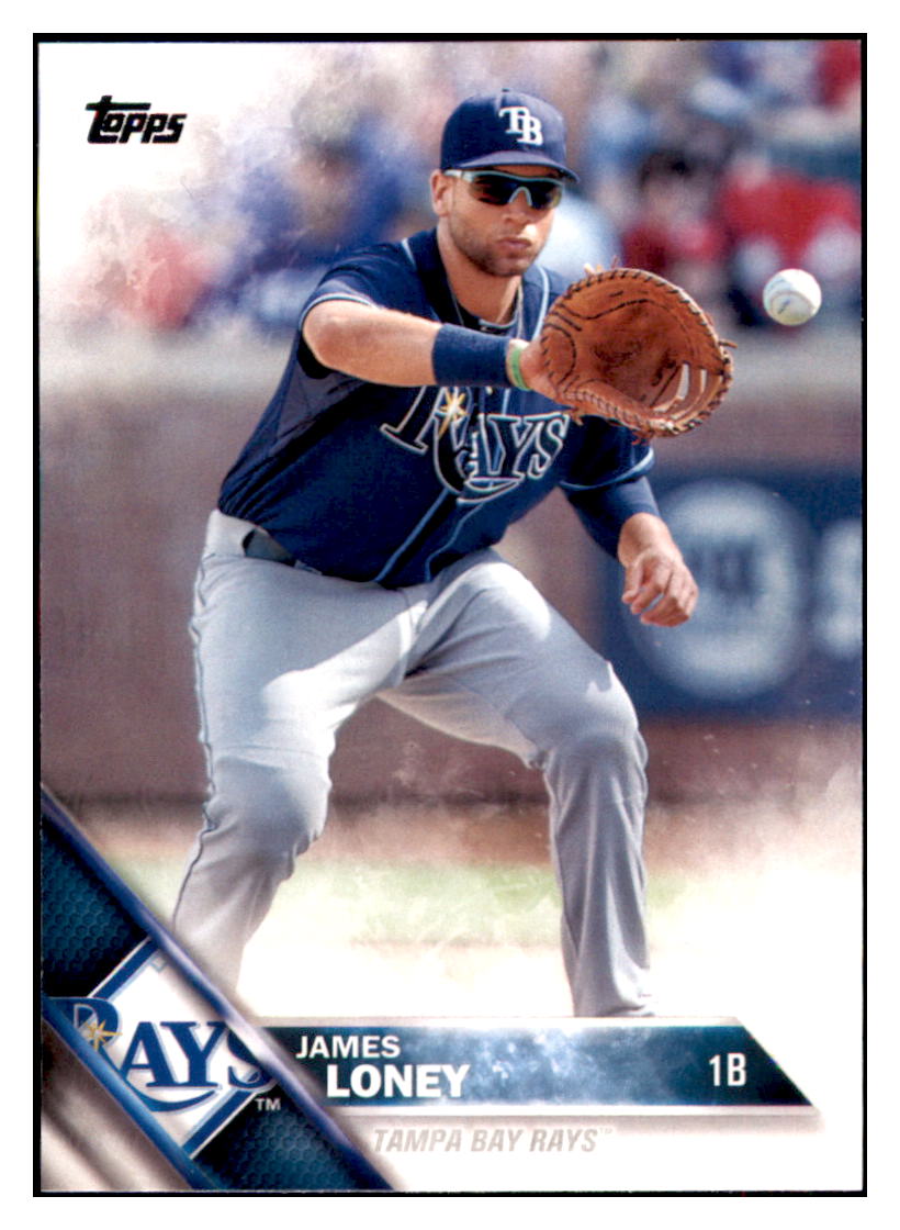 2016 Topps James Loney Tampa Bay Rays #459 Baseball card MATV3 simple Xclusive Collectibles