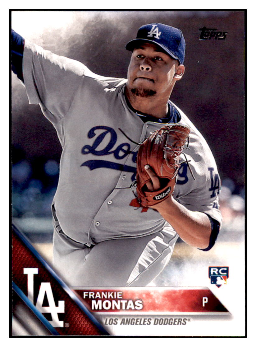 2016 Topps Frankie Montas Los Angeles Dodgers #505 Baseball card MATV3 simple Xclusive Collectibles