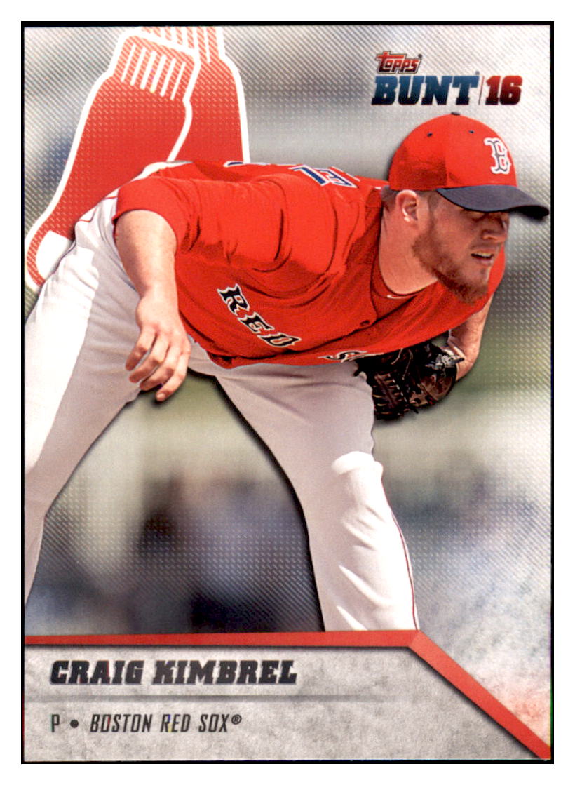 2016 Topps Bunt Craig Kimbrel  Boston Red Sox #43 Baseball card   MATV3 simple Xclusive Collectibles