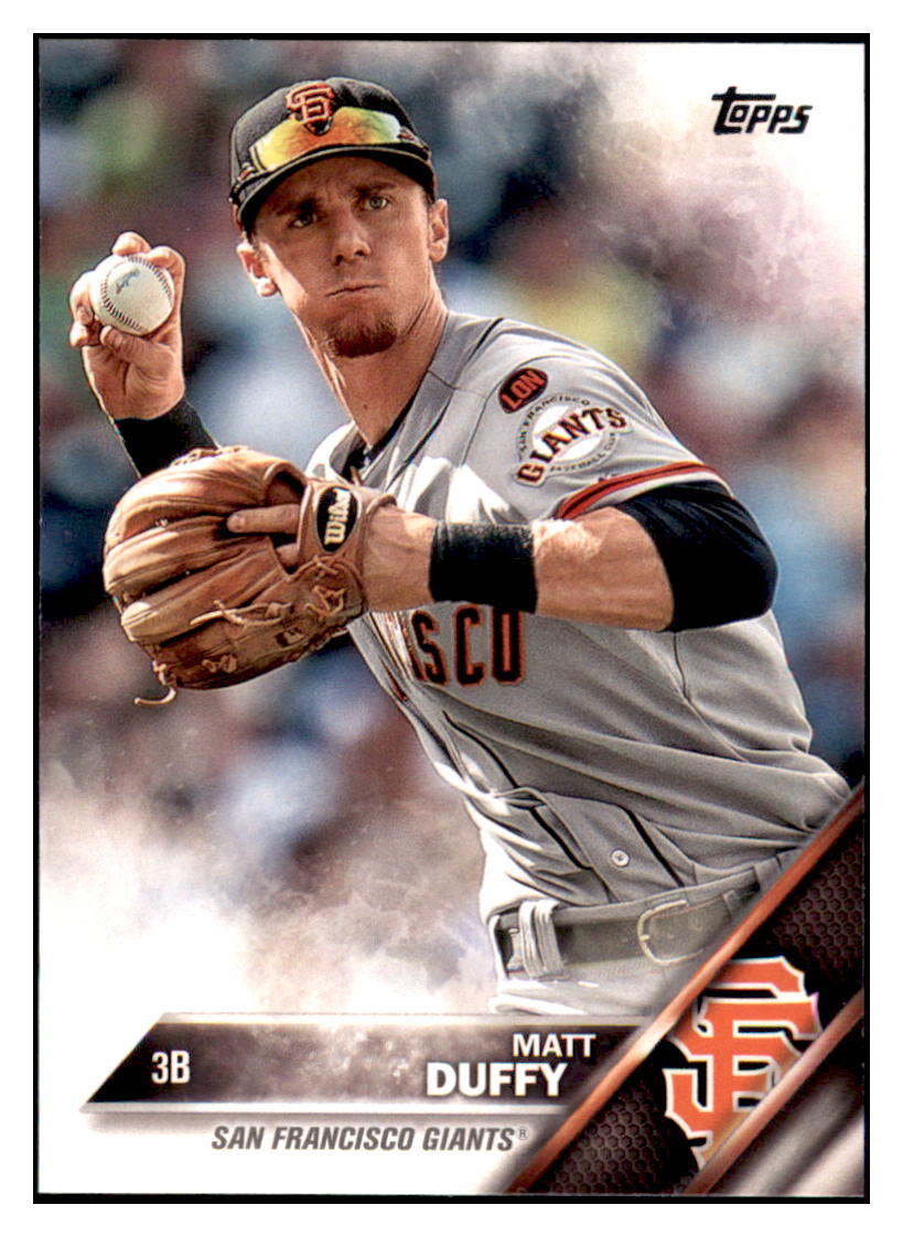 2016 Topps San Francisco Giants Matt
Duffy San Francisco Giants #SFG-5
Baseball card MATV3 simple Xclusive Collectibles