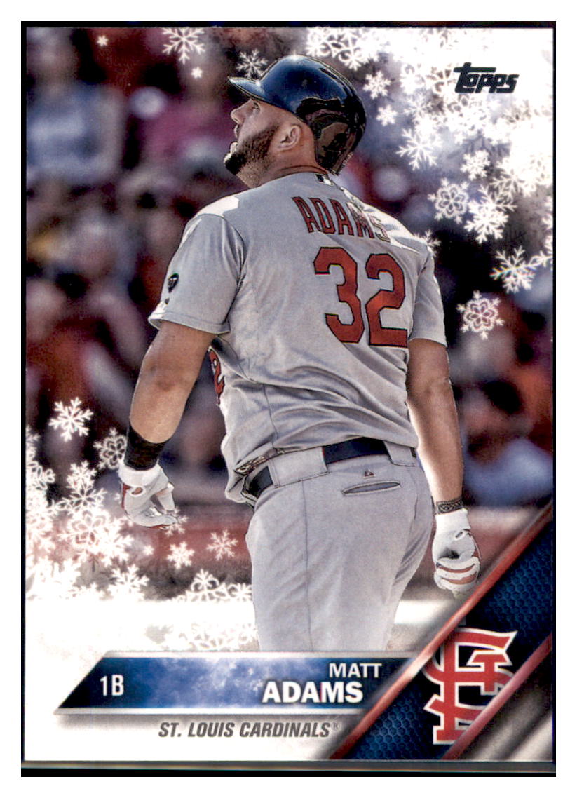 2016 Topps Holiday Matt Adams  St. Louis Cardinals #HMW88 Baseball
  card   MATV3 simple Xclusive Collectibles
