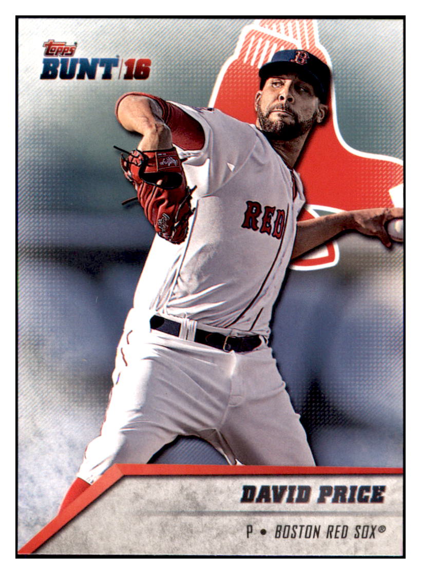 2016 Topps Bunt David Price  Boston Red Sox #128 Baseball card   MATV3 simple Xclusive Collectibles