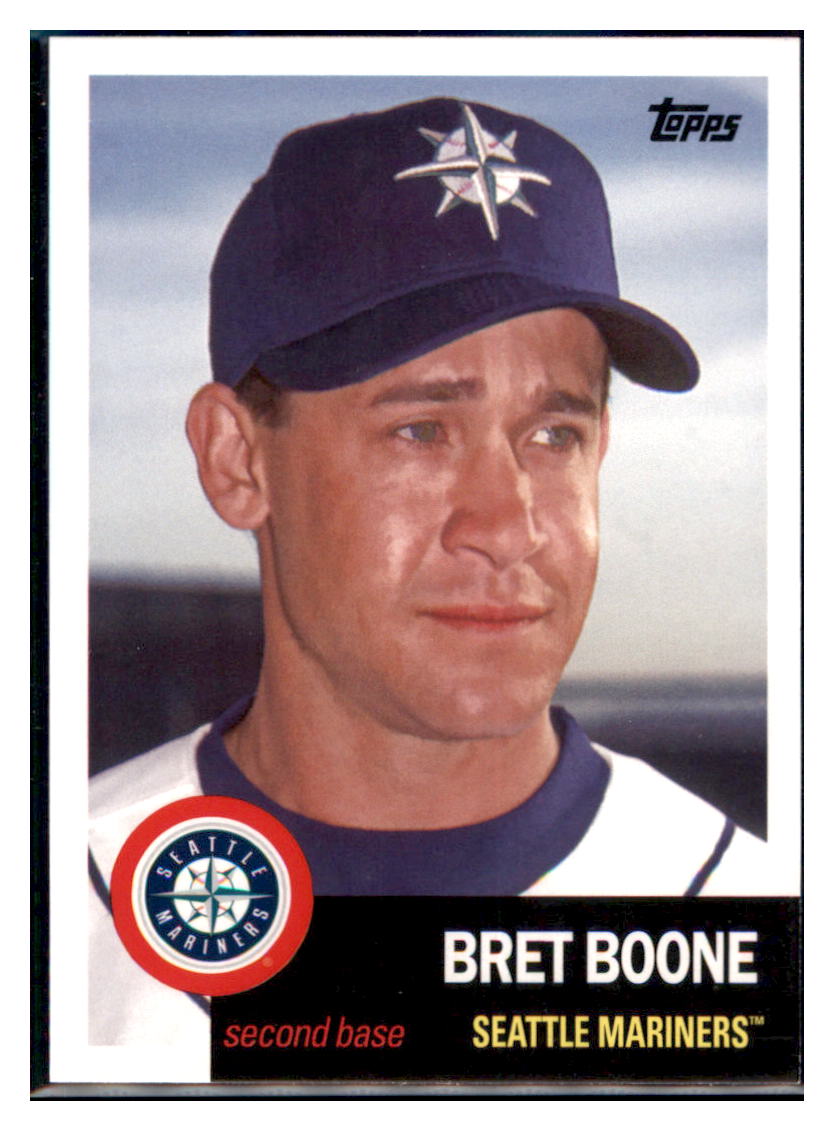 2001 Bowman Heritage Bret Boone Seattle Mariners #107 Baseball