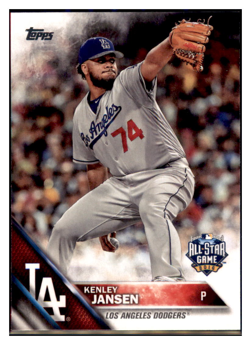 2016 Topps Update Kenley Jansen Los Angeles Dodgers #US172 Baseball
card MATV4 simple Xclusive Collectibles